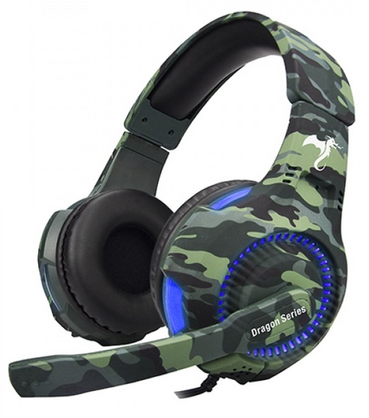 AURICULAR GAMER TROOPER KGA-487 LUZ AZUL